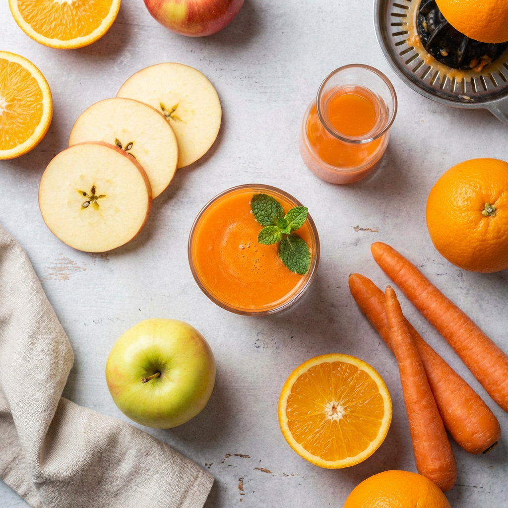 Jus de saison pomme/orange/carotte