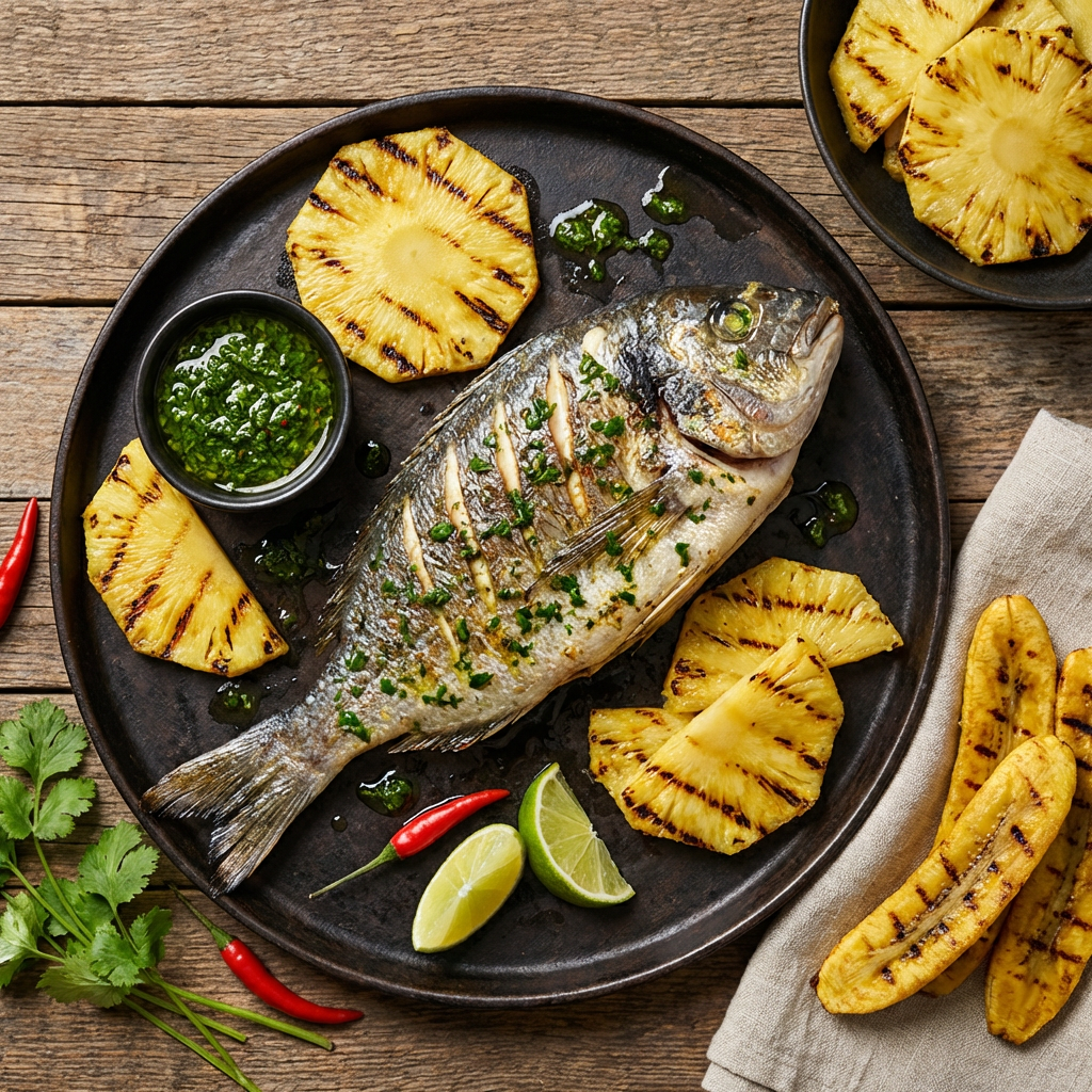 Poisson grillé façon créole