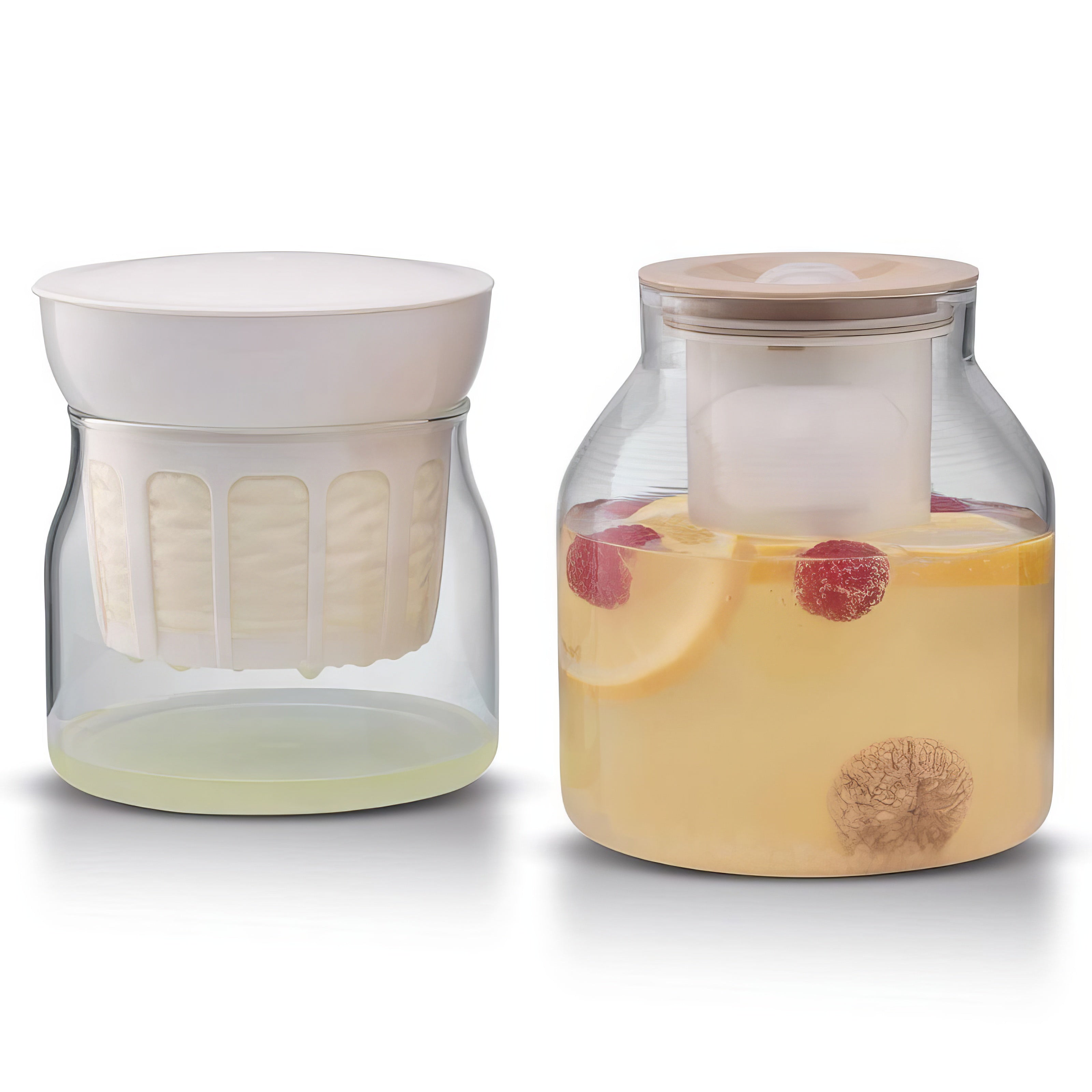 Pot en verre boissons fermentées