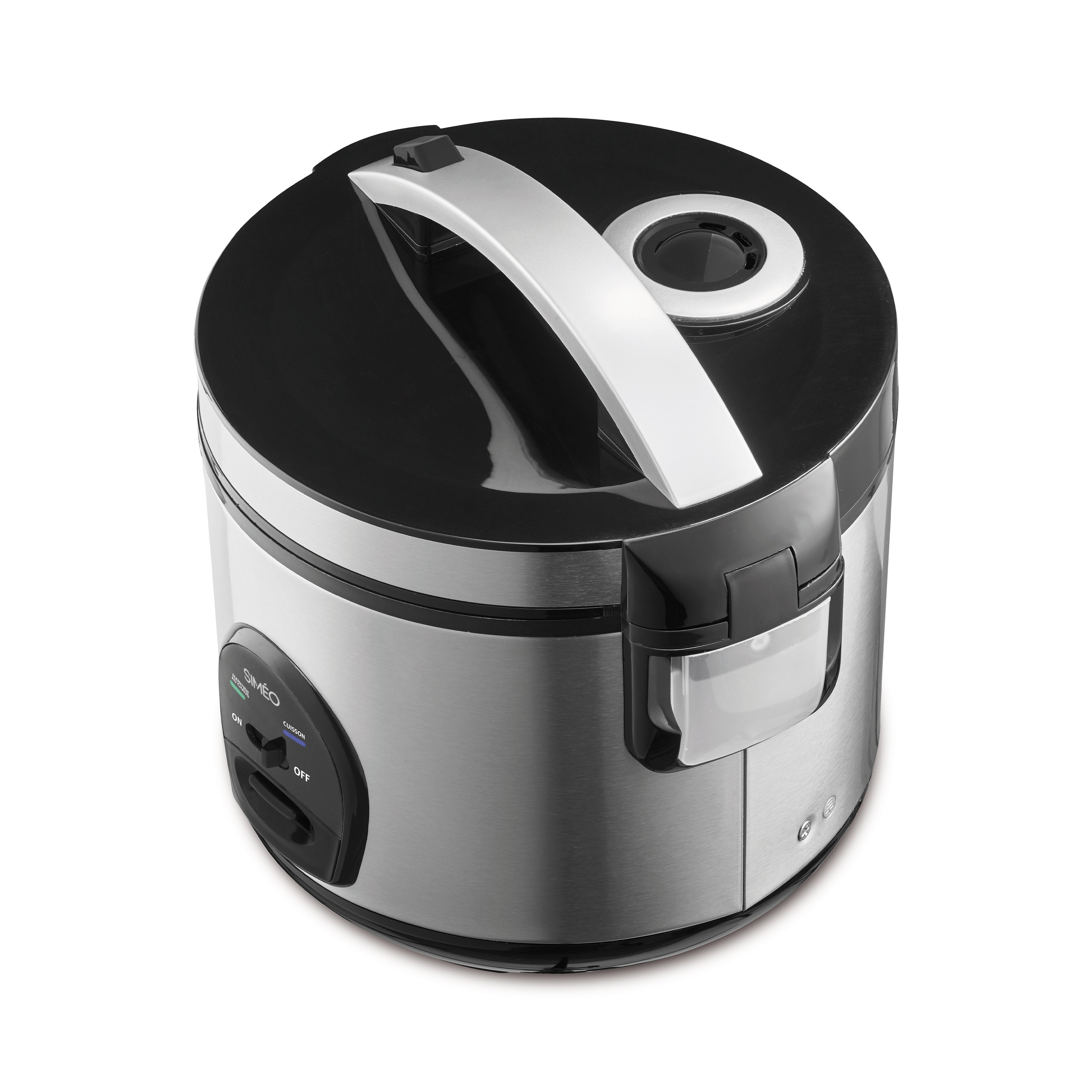 Cuiseur à riz avec panier vapeur inox