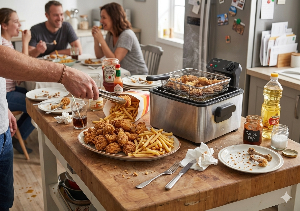 Friteuse à huile 4,5 L