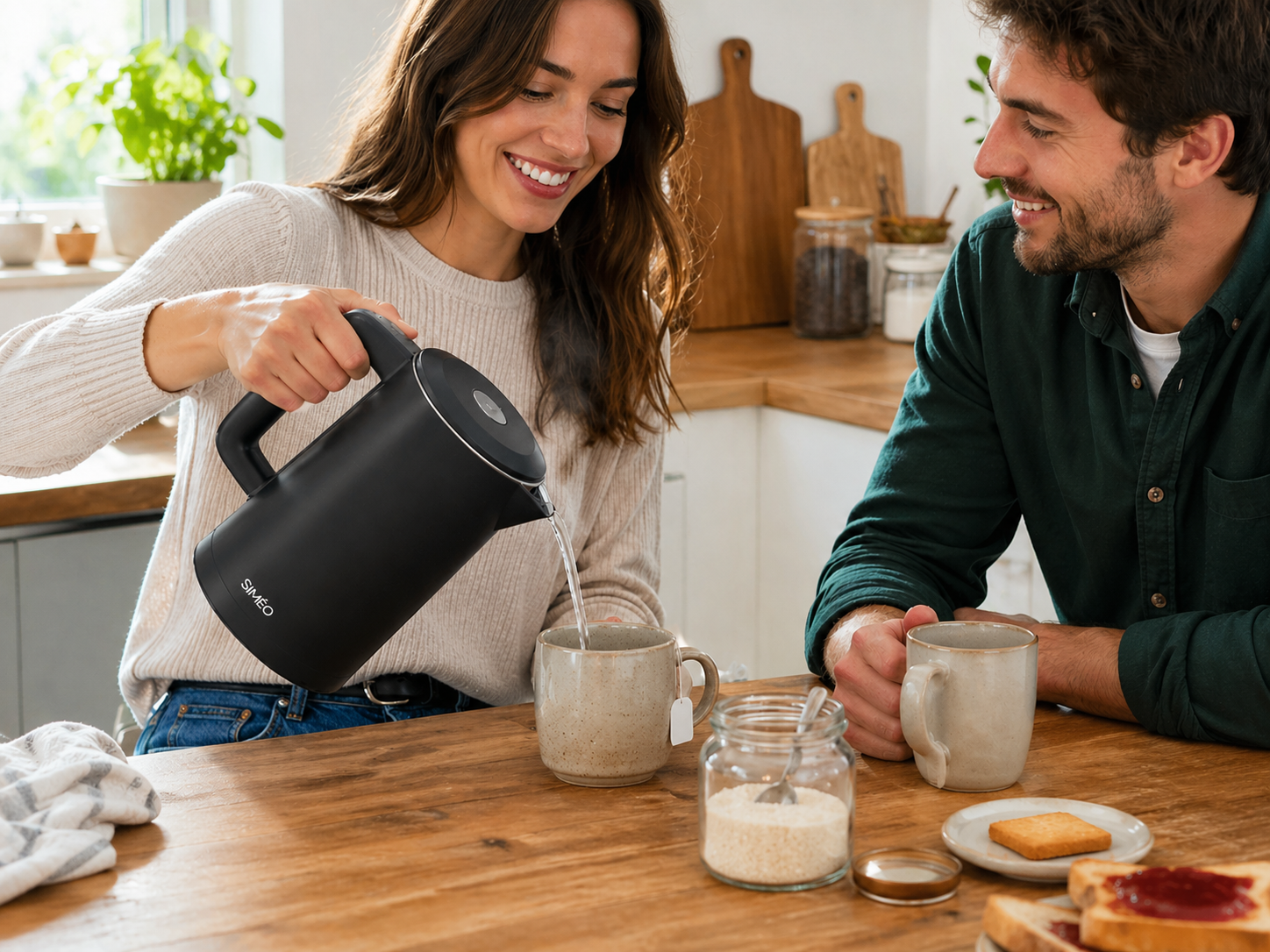 Bouilloire double paroi 1,7 L